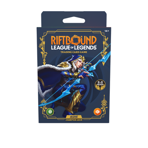 RIFTBOUND LEAGUE OF LEGENDS TCG LEGACY CHAMPION DECK - ASHE (1/29/27)