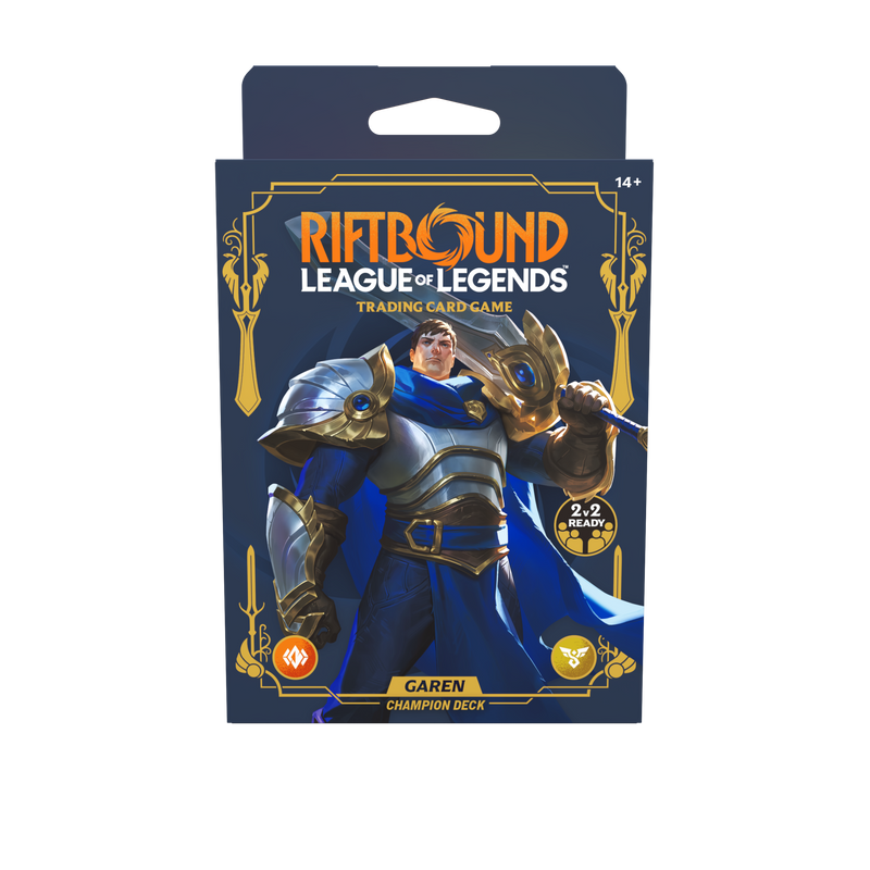 RIFTBOUND LEAGUE OF LEGENDS TCG LEGACY CHAMPION DECK - Garen (1/29/27)