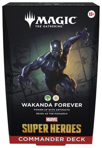 MTG MARVEL SUPER HEROES COMMANDER: WAKANDA FOREVER (6/19/26)