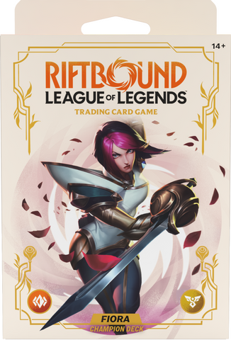 RIFTBOUND LEAGUE OF LEGENDS TCG SPIRITFORGED CHAMPION DECK FIORA (2/15/26)