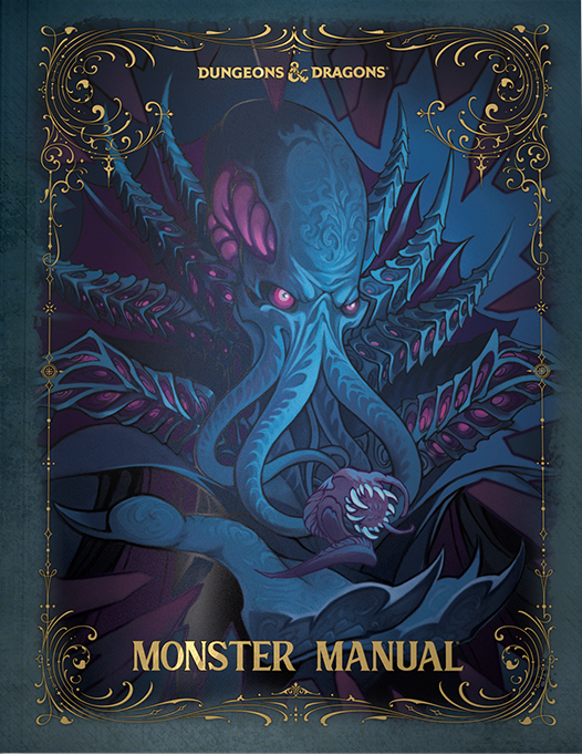 D&D Book Monster Manual 2024 Hobby Cover