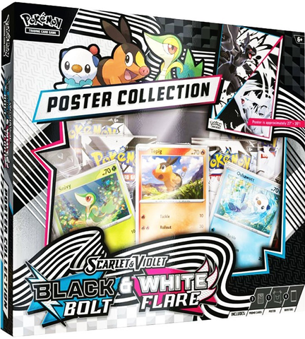 Pokemon Unova Black Bolt/White Flare Poster Collection