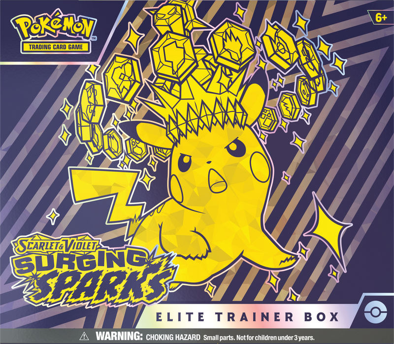 POKEMON SV8 SURGING SPARKS ELITE TRAINER (11/08/24)