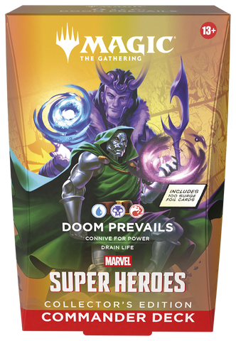 MTG MARVEL SUPER HEROES COMMANDER COLLECTORS EDITION - DOOM PREVAILS