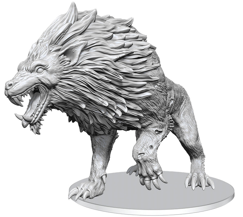 D&D Unpainted Minis Dire Worg