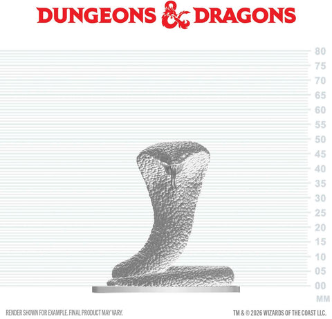 DND UNPAINTED MINIS WV29 POLAR SERPENT