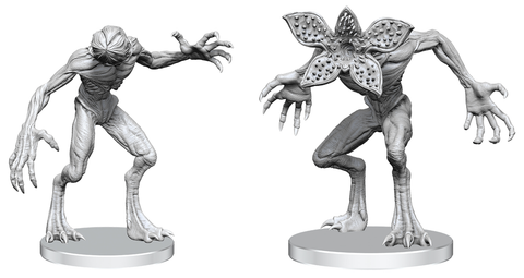 STRANGER THINGS UNPAINTED MINIS DEMOGORGONS