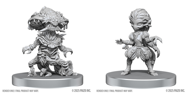 PF UNPAINTED MINIS WV28 FUNGUS LESHY AND SEAWEED LESHY