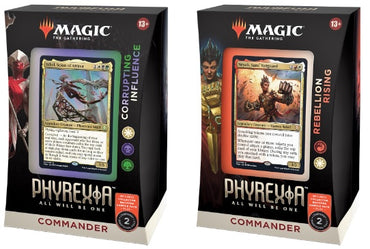 MTG PHYREXIA ALL WILL BE ONE COMMANDER SET OF 2