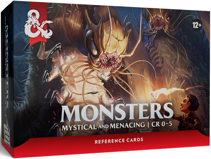 DND RPG REFERENCE CARDS MONSTERS MYSTICAL AND MENACING