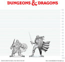 DND UNPAINTED MINIS WV29 DWARF FIGHTER & ORC PALADIN