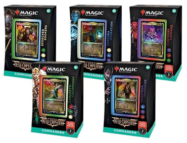 MTG STREETS OF NEW CAPENNA COMMANDER  SET OF 5