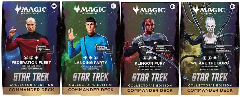 MTG STAR TREK COMMANDER COLLECTORS EDITION SET OF 4 (11/6/26)
