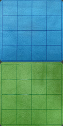 Megamat 1" Reversible Square Blue/Green 34.5" x 48"