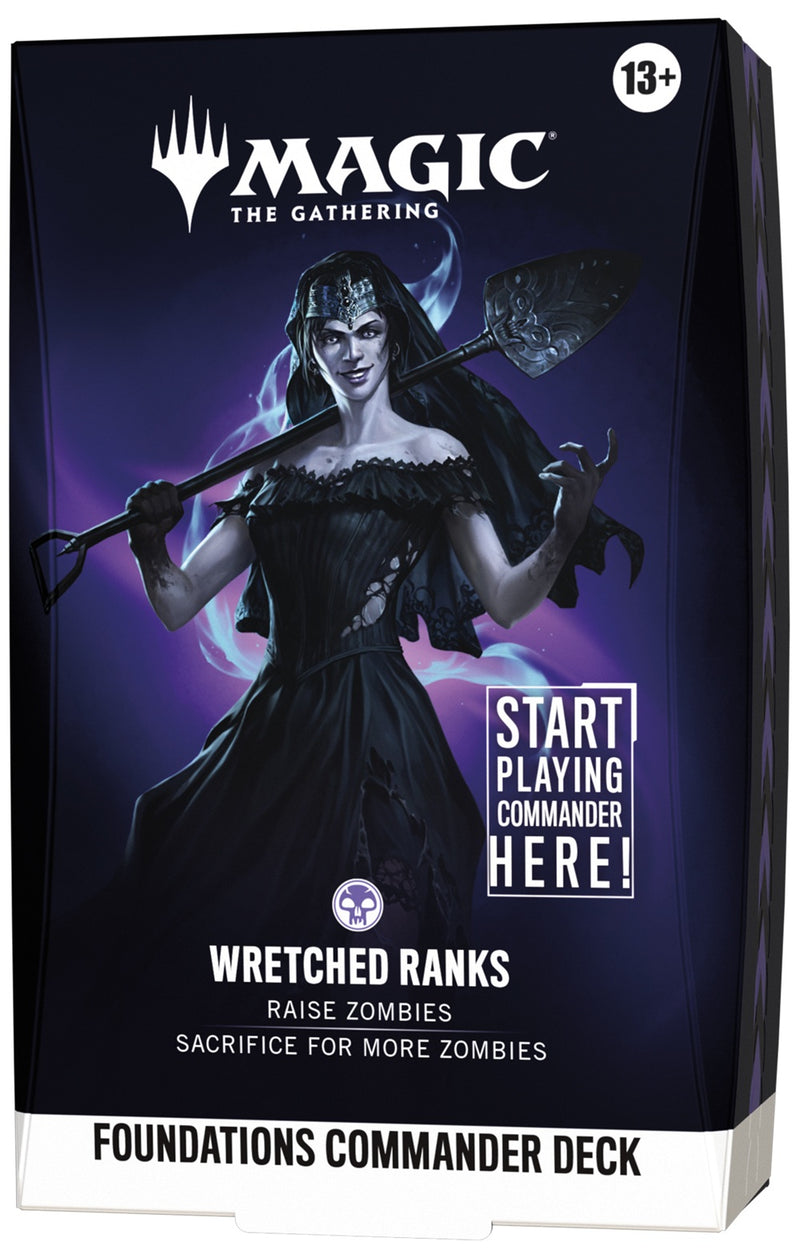 MTG FOUNDATIONS COMMANDER DECK - WRETCHED RANKS