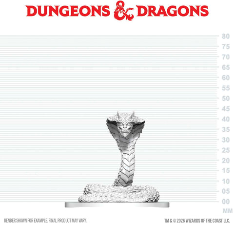 DND UNPAINTED MINIS WV29 GUARDIAN NAGA