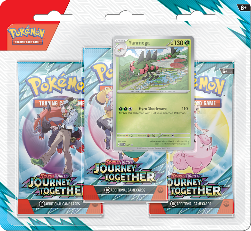 POKEMON SV9 JOURNEY TOGETHER 3PK BLISTER (2025-03-28)