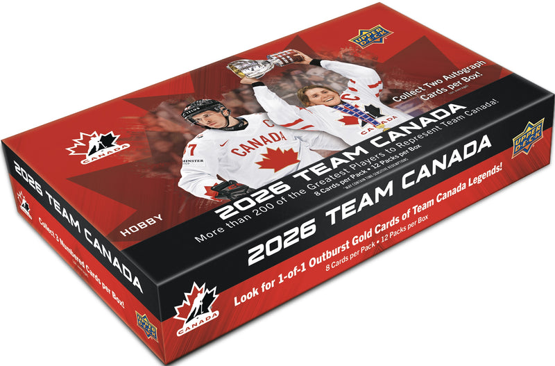 2026 UD Team Canada Hockey Hobby Box (7/9/26) *SEE INSTORE FOR PRICING*