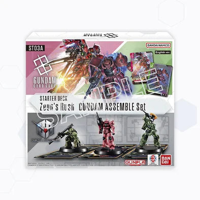 Gundam Card Game - Starter Deck Gundam Assemble - ST-03A - Zeon's Rush (2025-07-11)