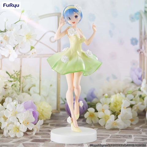 Re:Zero Rem Flower Dress Trio-Try-It Figure