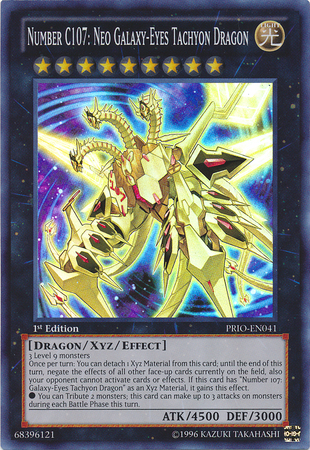 Number C107: Neo Galaxy-Eyes Tachyon Dragon (UTR) [PRIO-EN041] Ultimate Rare