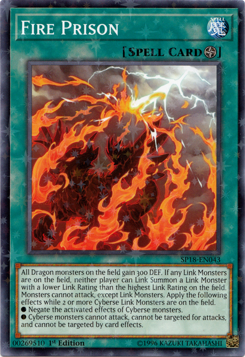 Fire Prison (Starfoil) [SP18-EN043] Starfoil Rare