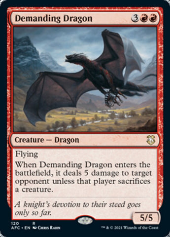 Demanding Dragon [Dungeons & Dragons: Adventures in the Forgotten Realms Commander]