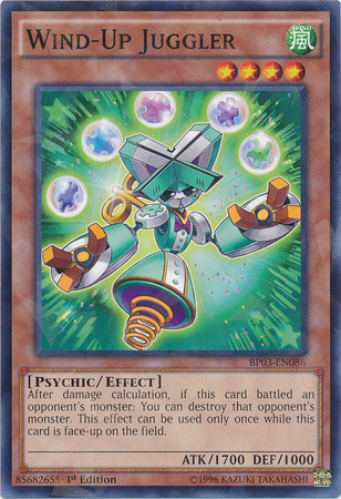 Wind-Up Juggler (Shatterfoil) [BP03-EN086] Rare