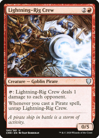 Lightning-Rig Crew [Commander Legends]