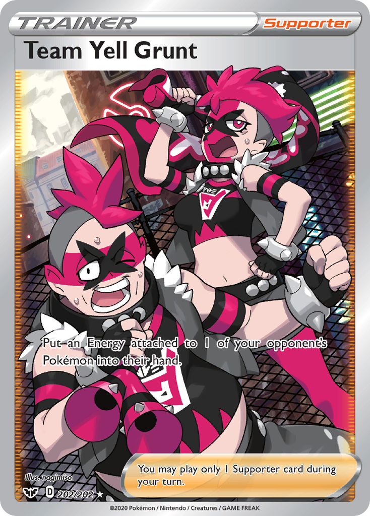 Team Yell Grunt (202/202) [Sword & Shield: Base Set]