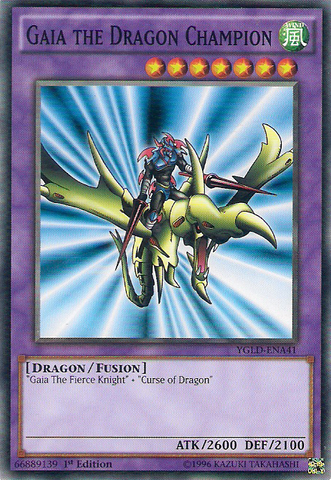 Gaia the Dragon Champion (A) [YGLD-ENA41] Common