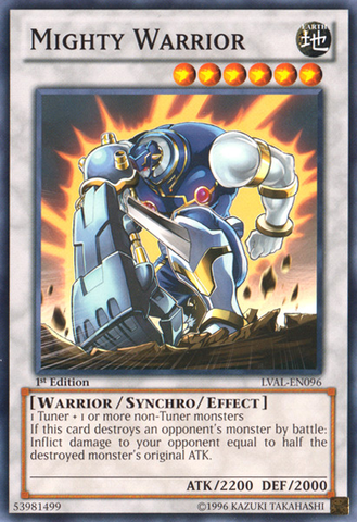 Mighty Warrior [LVAL-EN096] Common