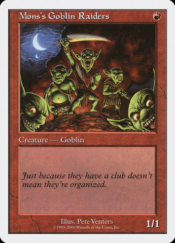 Mons's Goblin Raiders [Starter 2000]
