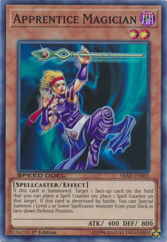 Apprentice Magician [SBAD-EN002] Super Rare