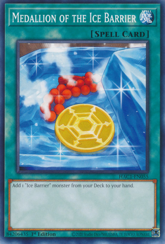 Medallion of the Ice Barrier [HAC1-EN055] Common