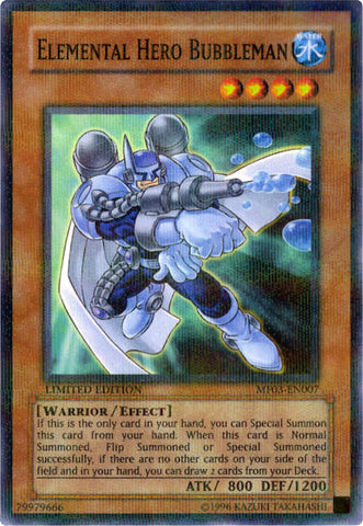 Elemental HERO Bubbleman [MF03-EN007] Parallel Rare
