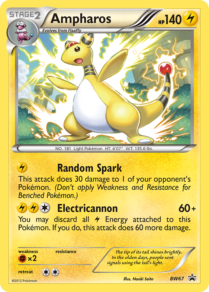 Ampharos (BW67) [Black & White: Black Star Promos]