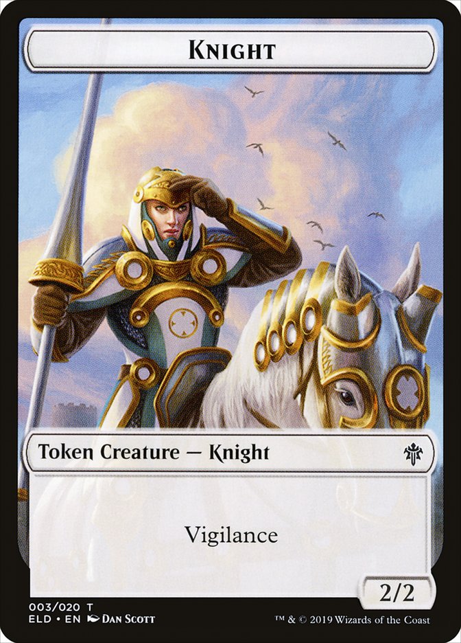 Knight [Throne of Eldraine Tokens] | GameZilla