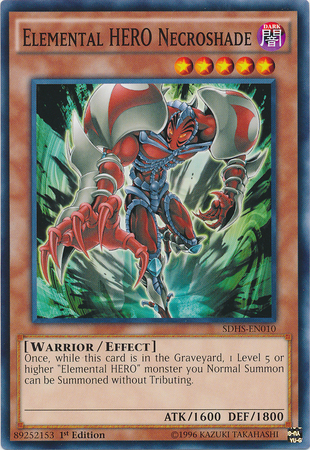 Elemental HERO Necroshade [SDHS-EN010] Common