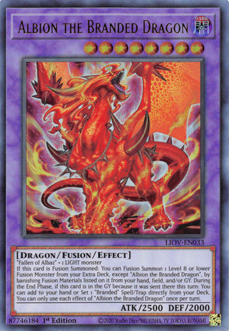 Albion the Branded Dragon [LIOV-EN033] Ultra Rare