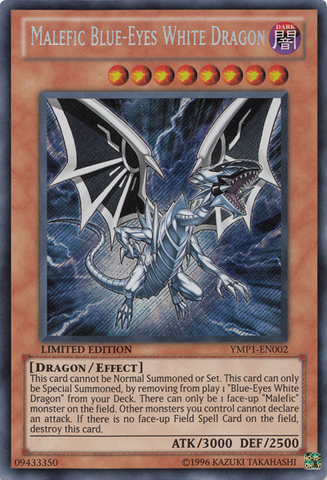 Malefic Blue-Eyes White Dragon [YMP1-EN002] Secret Rare