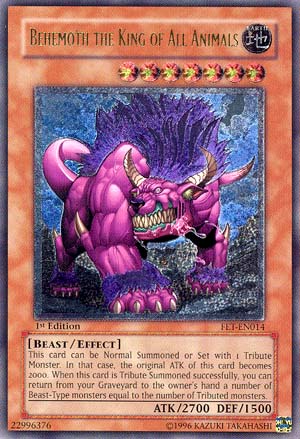 Behemoth the King of All Animals (UTR) [FET-EN014] Ultimate Rare 