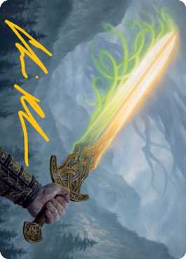 Sword of Hearth and Home Art Card (Gold-Stamped Signature) [Modern Horizons 2 Art Series] | GameZilla