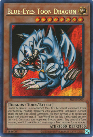 Blue-Eyes Toon Dragon (25th Anniversary) [SRL-EN000] Secret Rare