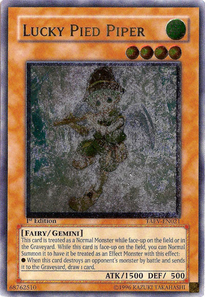 Lucky Pied Piper (UTR) [TAEV-EN021] Ultimate Rare