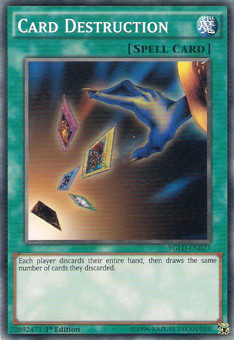 Card Destruction (B) [YGLD-ENB27] Common