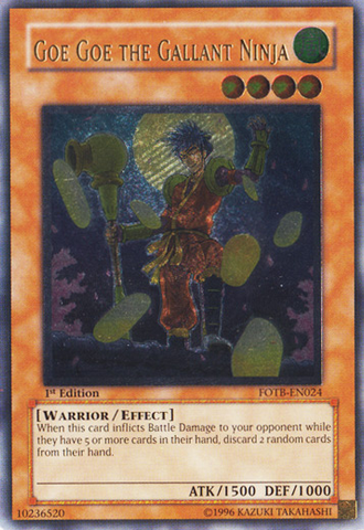 Goe Goe the Gallant Ninja (UTR) [FOTB-EN024] Ultimate Rare
