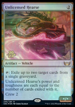 Unlicensed Hearse [Streets of New Capenna Prerelease Promos]