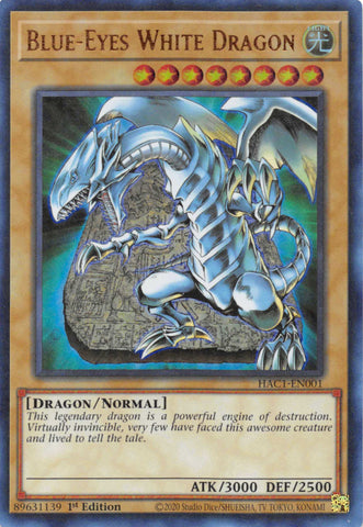 Blue-Eyes White Dragon (Duel Terminal) [HAC1-EN001] Parallel Rare