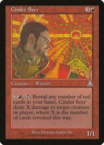 Cinder Seer [Urza's Destiny]